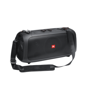 JBL PartyBox On-The-Go - Black - Portable party speaker with built-in lights and wireless mic - Detailshot 7